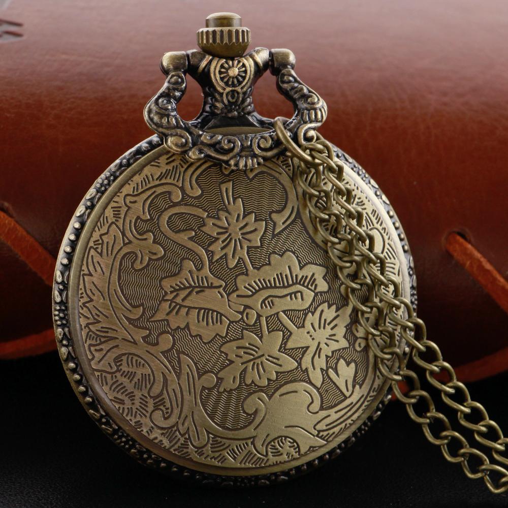 Orologio da Tasca Scheletro Cavaliere Quarzo Orologio Collana Steampunk Ciondolo Orologio in Metallo Acciaio Inossidabile con Catena Corta Regalo Cf1223