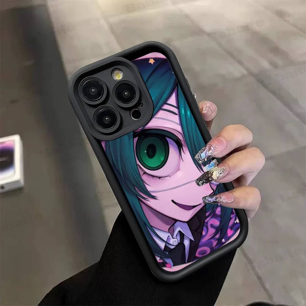 

Horror Saya No Uta Game For IPhone 17 Pro Max 16 15 14 13 12 11 Plus Black Soft Phone Cover iPhone 17 Air