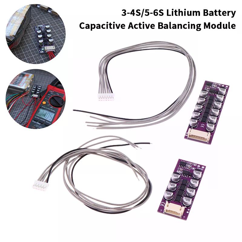 High Precision Low Heating High Current Capacitive For Energy Trans 3S 4S 5S 6S 1.2A Lithium Battery Active Equalization Board