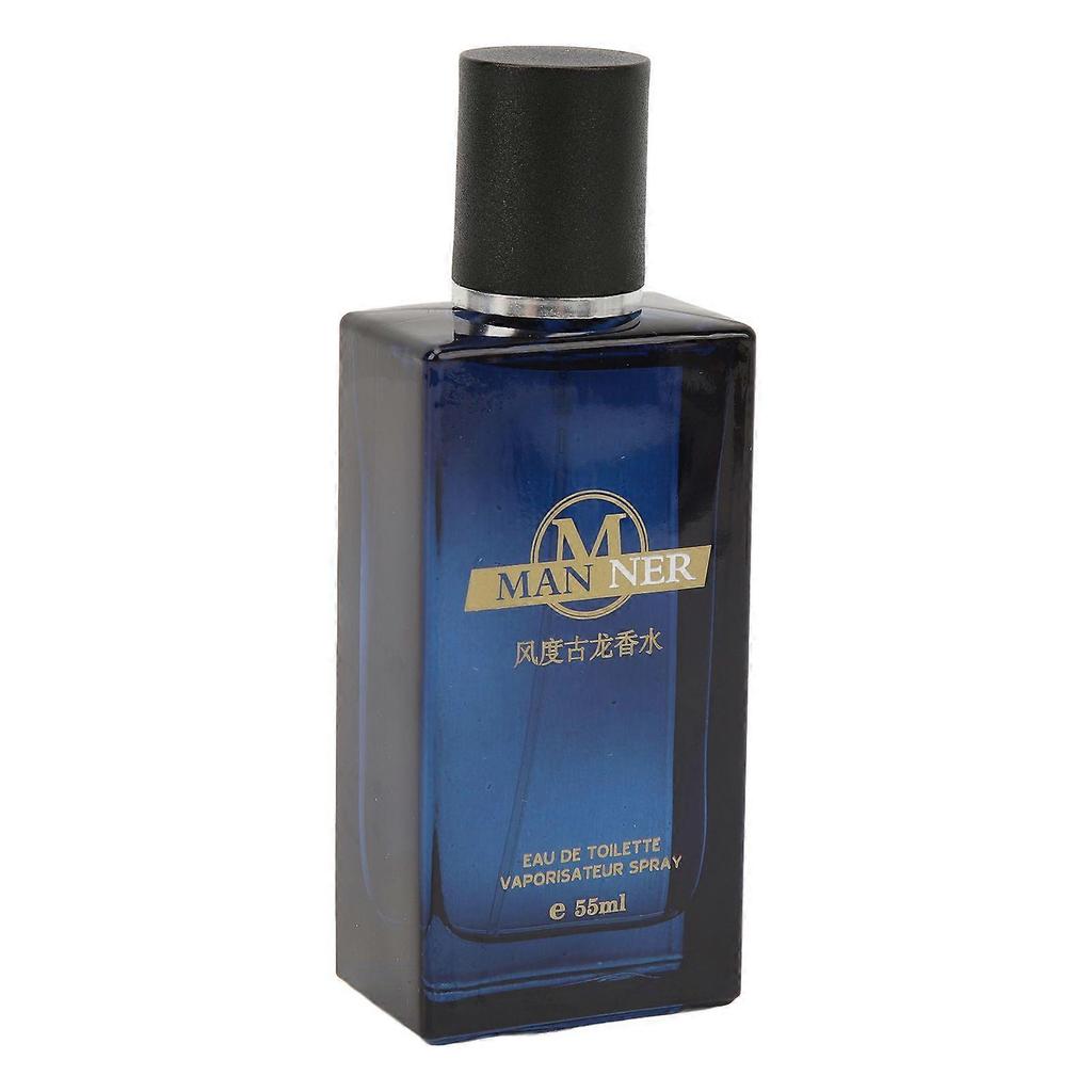 55ml Cologne Men Perfume Long Lasting Light Woody Fragrance Male Perfume for Dating Blue less