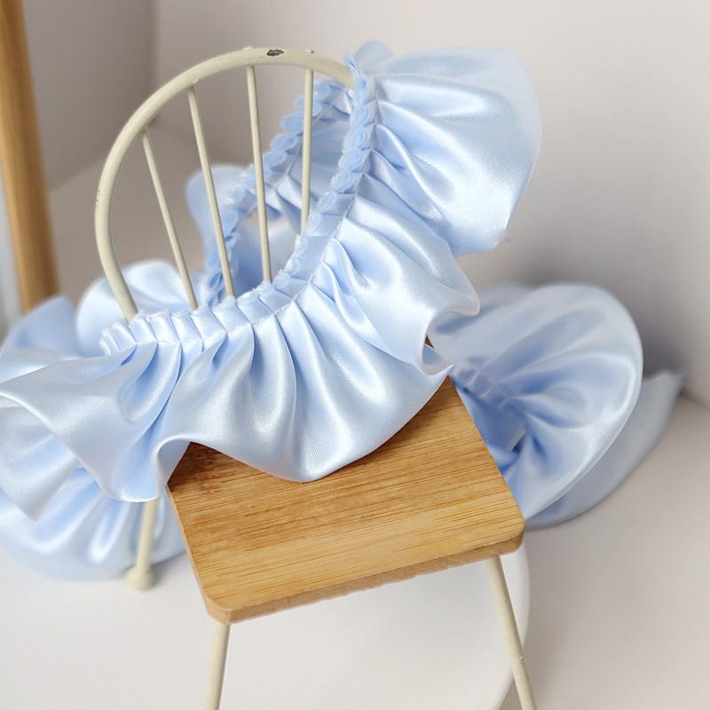 1 Yard Besätze Band Spitze Stoff Applikation Falte Rüsche Kleider DIY Nähzubehör 5,5 cm breit