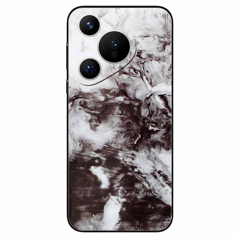 For Huawei Pura 70 / Pura70 Pro Case Soft Silicone Fashion Marble Shockproof Cover for Huawei Pura 70 Ultra P 70 Pro+ TPU Coque