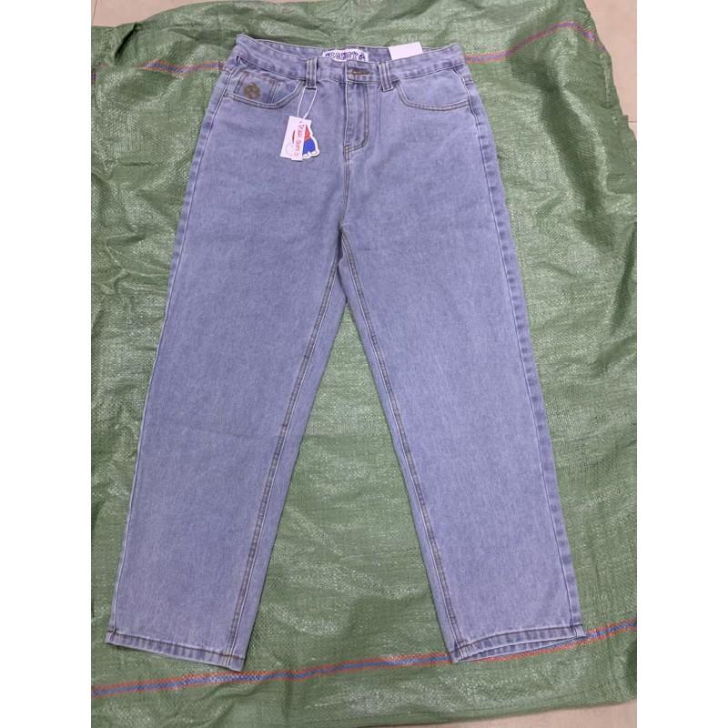 Wide Leg Jeans Y2K Style Teen Boys Loose Fit Casual Denim Pants Skateboard