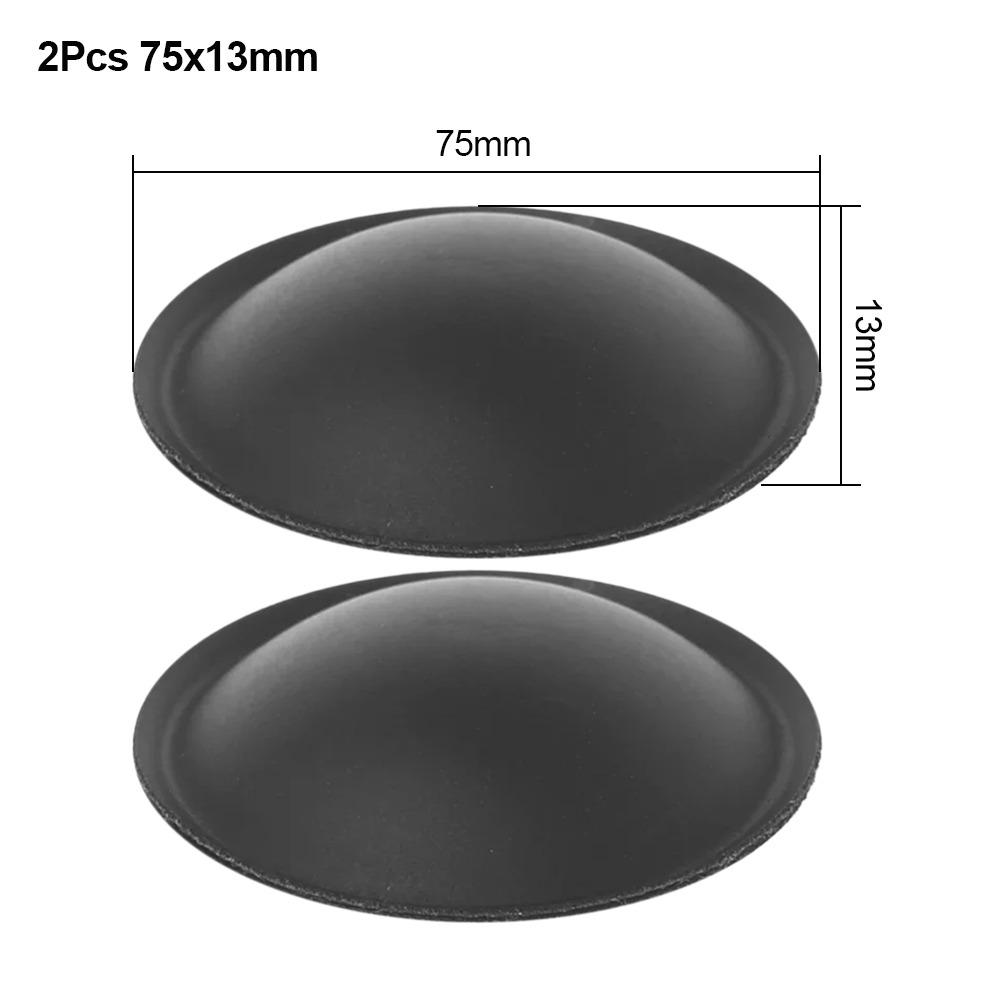 1Pcs Durable 30-150mm Speaker Dust Cap Woofer Black Cone Cover PP Matte Audio Speaker Protector Speaker Accessories