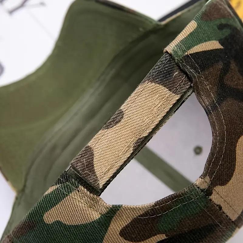 Curved Brim Camouflage Baseball Cap Outdoor Sports Sunshade Camouflage Hat Camping Military Training Duckbill Cap