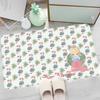 Precious Moments Cute Floor Mat Rectangle Anti-slip Home Soft Badmat Front Door Indoor Outdoor Mat Welcome Doormat