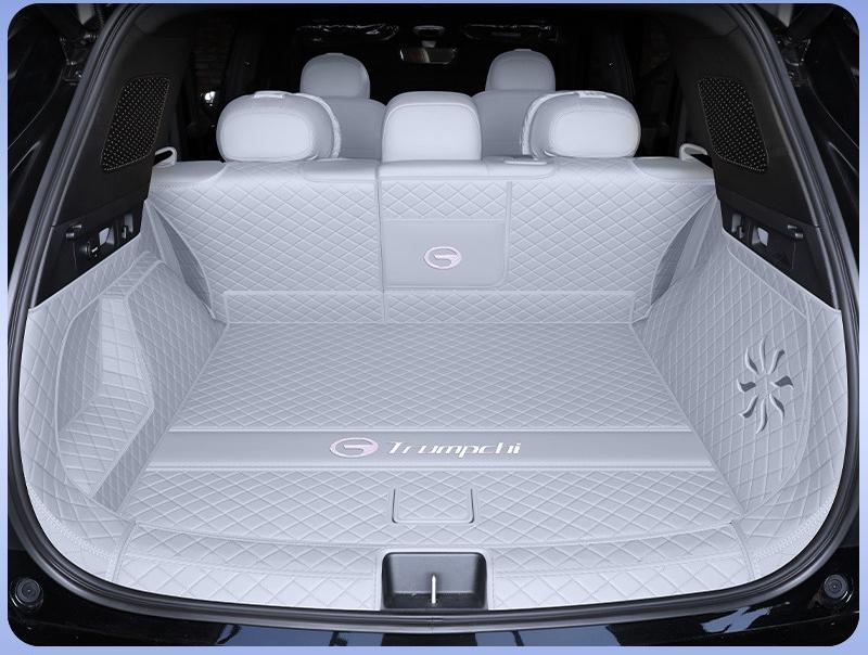 For Trumpchi GAC S7 2025 2026 Car Styling Fully Enclosed Trunk Pad Leather Trunk Mat Backrest Pad Auto Modification Accessories