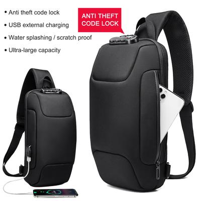 Bolsos antirrobo del pecho de la mochila de la honda de Crossbody del viaje del bolso de la honda con la mochila del puerto de carga USB