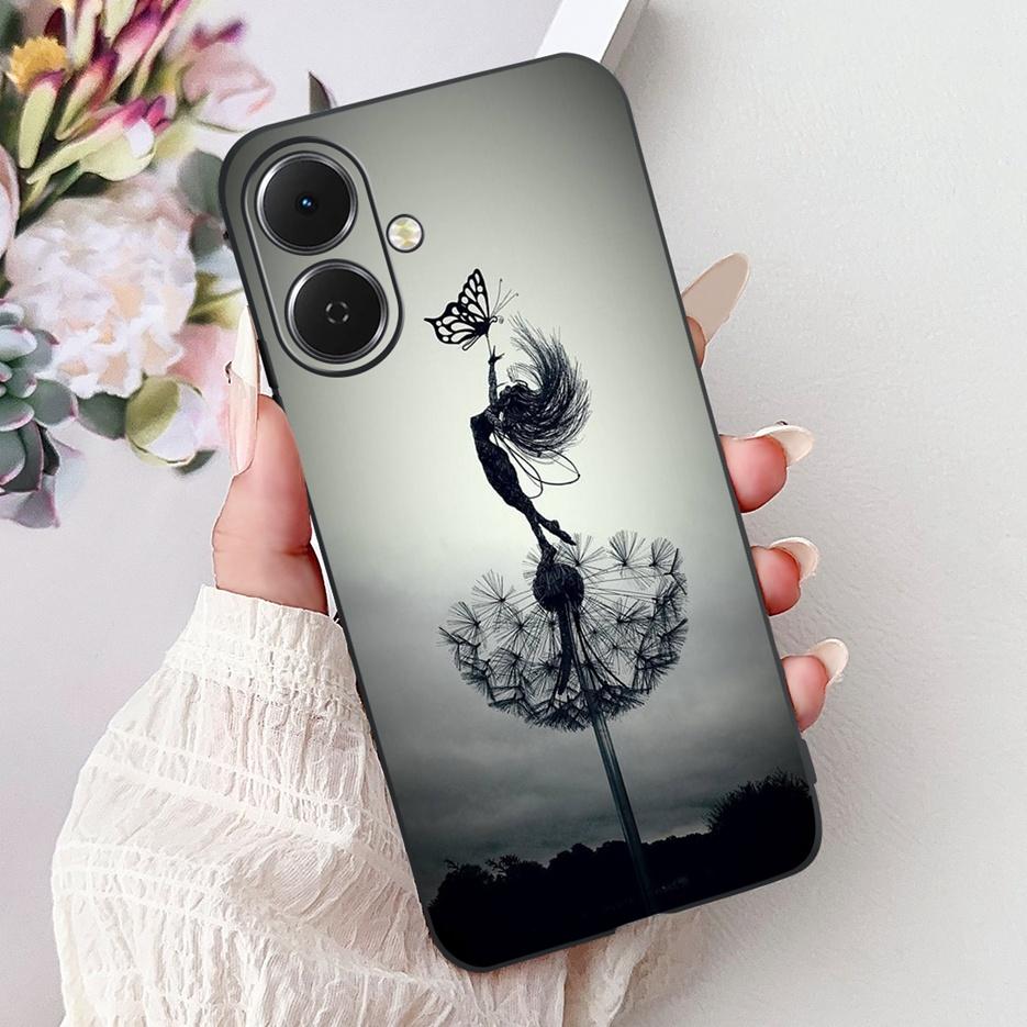 For Tecno Spark GO 2 Case LJ7 Popular Painted Cover 6.67'' Soft Silicone Phone Case For Tecno Spark Go2 SparkGo2 Back Cover Bags