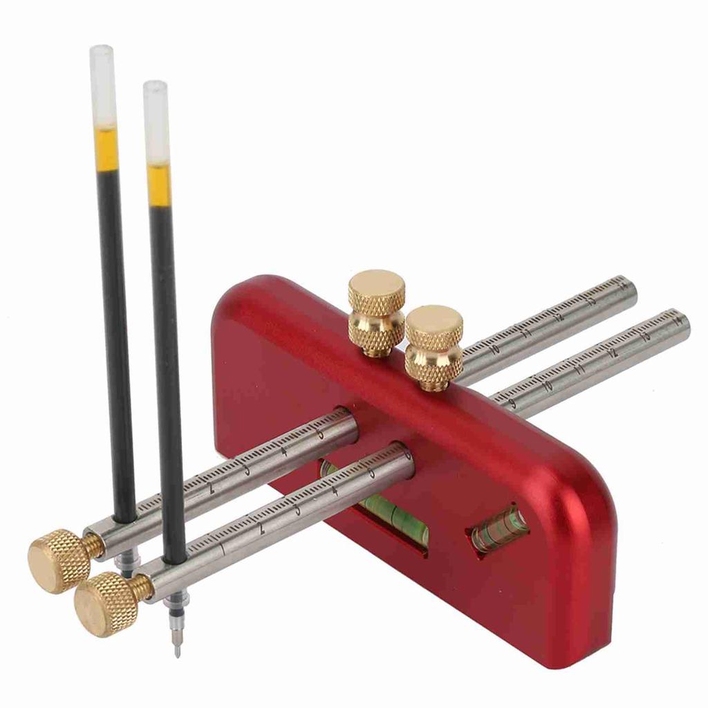 Woodwork Draw Line Adjustable Aluminum Alloy Marking Gauge Wood Scribe Mortise Tool