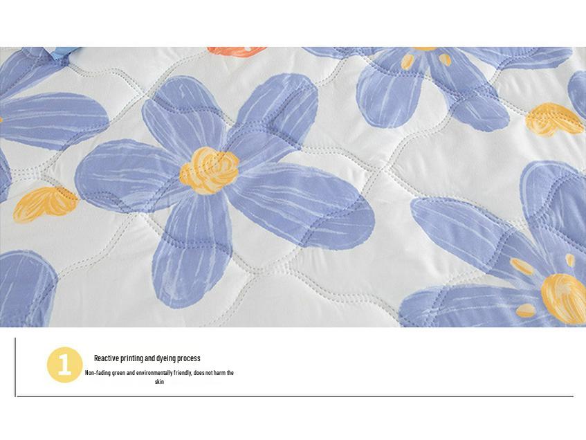 Summer Thin Ultrasonic Aloe Cotton Quilt for Dormitory Students