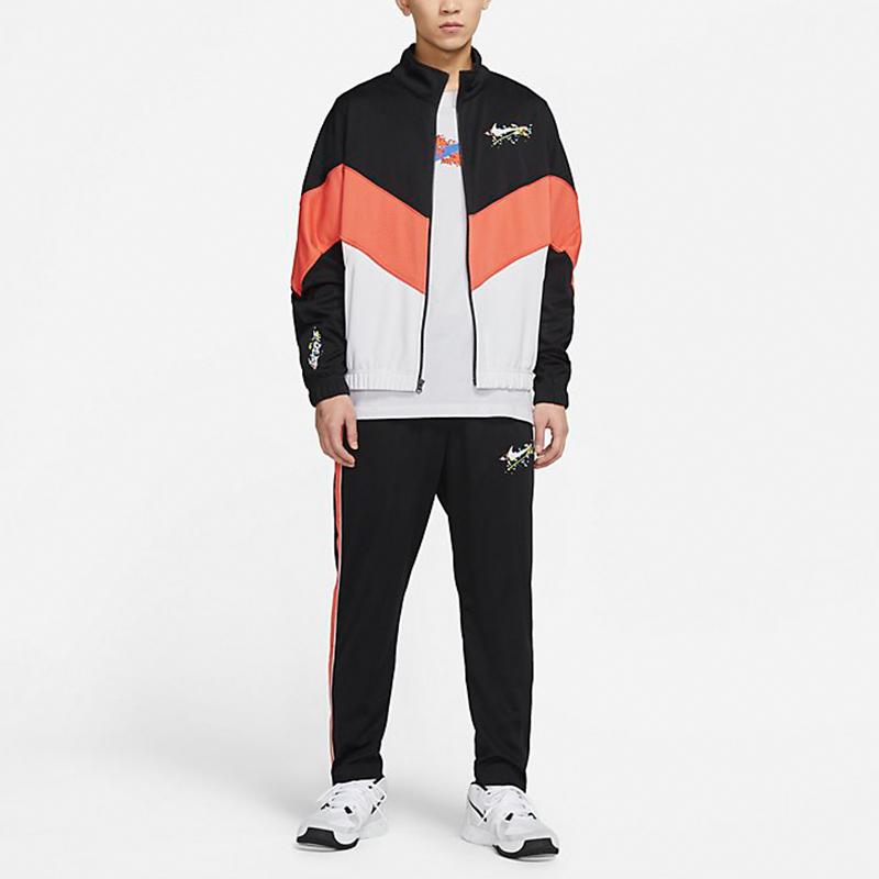 Nike Casual Woven Sport Zip-Up Jacket Men Jackets Black DJ5219-010