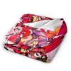 VOX H-Hazbin Hotel Alastor Game Blankets  Warm Soft Pattern Plush Throw Blanket For Outdoor Travel Flannel Bedspread Bed Cover