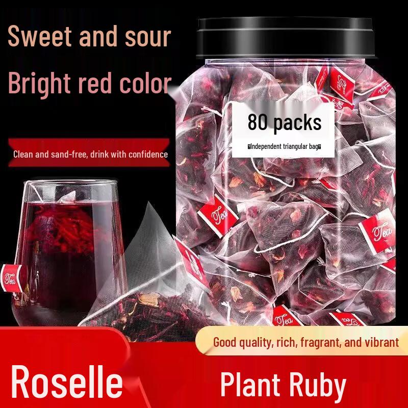 Roselle Flower Tea Bags (80 Count)