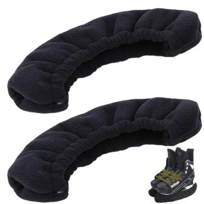 1 Par de Protetores de Patins de Microfibra P/M/G Protetor de Patins Cobertura para Patins de Gelo e Hóquei Patins de Gelo