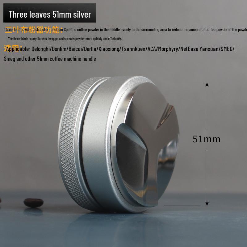 Tamper reglabil din oțel inoxidabil pentru pudră de cafea pentru Macaron, Stil Italian, Mărimi 49/51/53/54/58mm