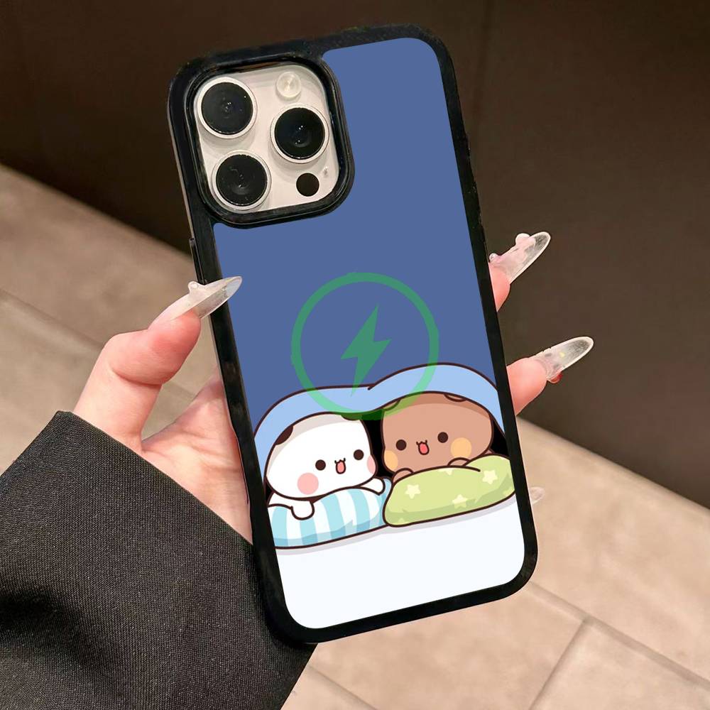 

Character Bubu And Dudu For Magsafe Magnetic Phone Case For IPhone 17 16 15 14 13 12 11 Plus Pro Max PC+TPU Cover iPhone 14pro max