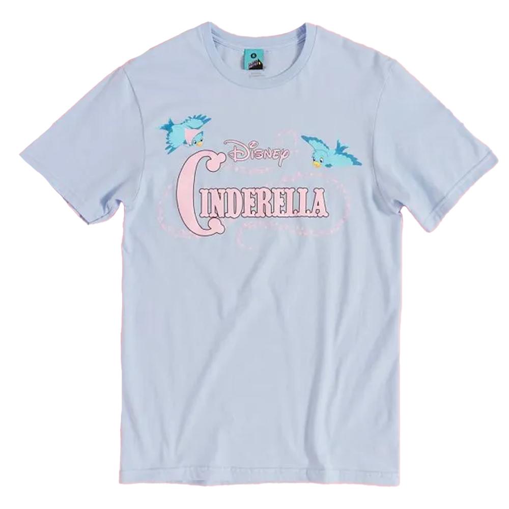 Cinderella Unisex Adult Classic Bird Logo T-Shirt