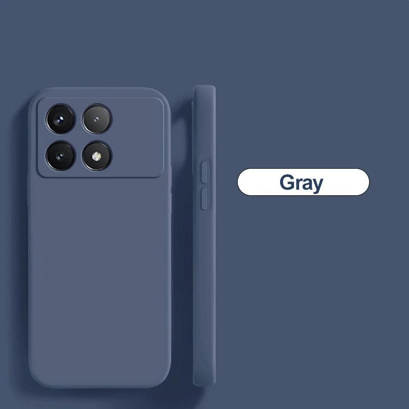 Luxus Original Flüssigsilikon Soft Cover für Xiaomi Poco X6 Pro Poco X 6 Pro X6pro Pocox6 Pro 5G Telefonhülle