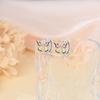 New In 925 Sterling Silver Butterfly Stud Earrings for Women Girl Ear Studs Fine Jewelry Fashion Luxury Anniversary