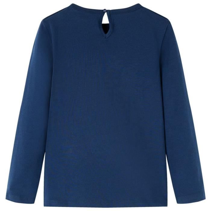 Children's Long-sleeved T-shirt with Horse Print 3 Colors and 5 Sizes Available