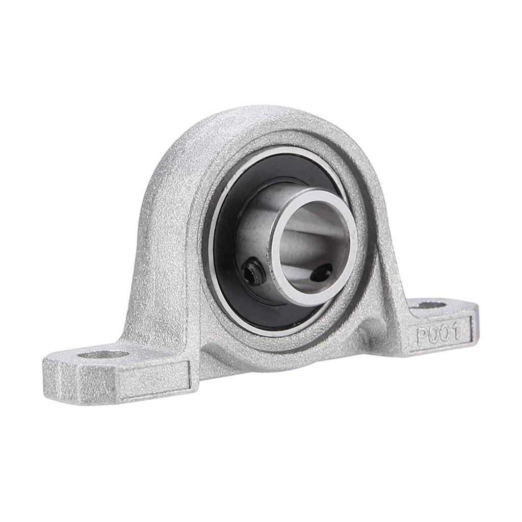 KP001 12mm Pillow Block Bearings Flange Bore Auto Self Adjust Center Mounted Support
