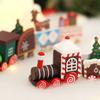 Cartoon Christmas Wooden Train Deer/Lollipop Xmas Gifts Train  Holiday Party