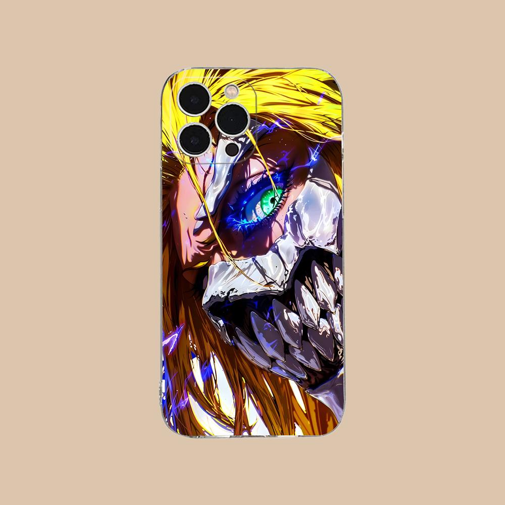 

Bleach Tier Harribel Cell Phone Case for iPhone 17 16 15 14 13 12 11 X XR XS Air Pro Max Plus Mini Clear Colorful Cover Cover iPhone17