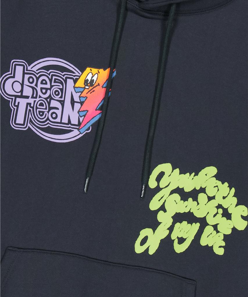 Y.E.S Lightning Bear Hoodie Charcoal