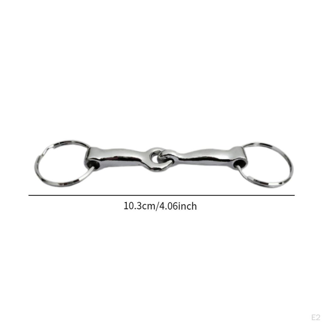 Schlüsselanhänger mit Gebiss aus Metall, Accessoire für Handtaschen, Geschenk für Pferdeliebhaber