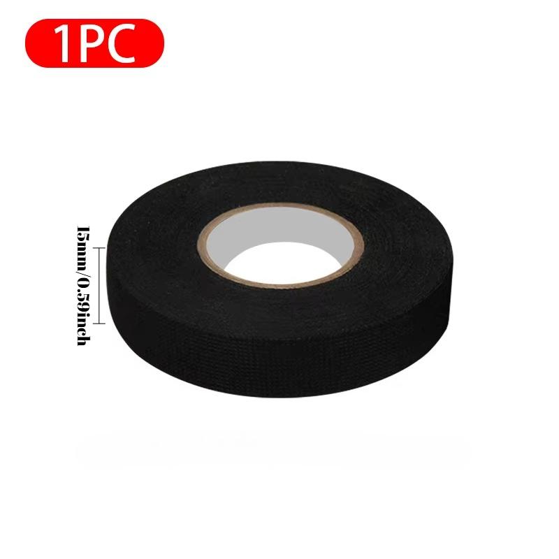 15M Auto Car Flannel Flannelette Adhesive Tape Wiring Harness Anti Rattle Self Adhesive Felt Tape Auto Repair Tools