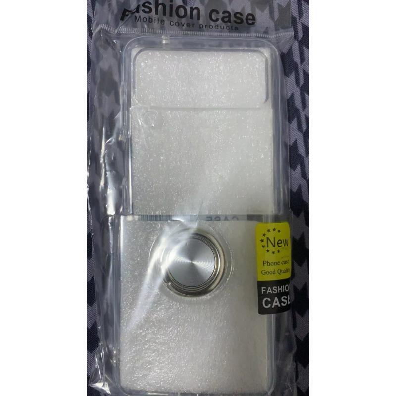 Suitable for Samsung Galaxy Z Flip6 Electroplated Mobile Phone Case ZFlip3 Ring Bracket Magnetic Car Protection Case