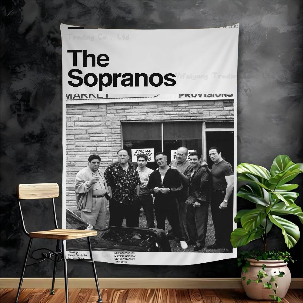 Tessuto Decorativo Classico Film Serie TV I Soprano Stampa Artistica Sci-Fi Stanza Arredamento Casa Decorazione Murale Decor