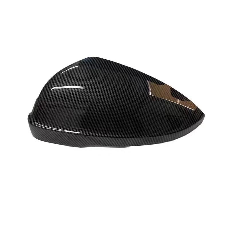 Carbon Fiber Pattern Gloss Black Rearview Mirror Cover for 19-21 Volkswagen Lamando