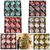 9pcs Plastic Hanging Bauble Ornament Electroplated Xmas Tree Hanging Ornament  Christmas Tree Wreath
