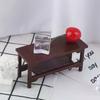 1/12 Dollhouse Miniature Retro Wooden Coffee Table Furniture Toys Accessories For Kids Creative Play