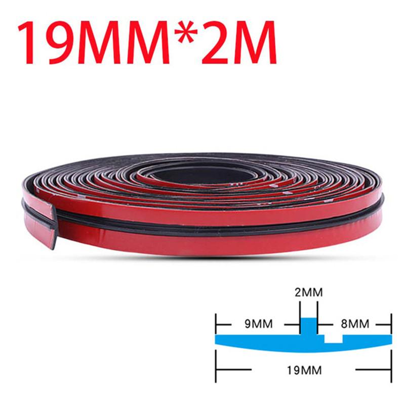 Kantenschutzleiste Zierleiste Dichtung Auto 14mmx2m/19mmx2m 2M Staubdicht