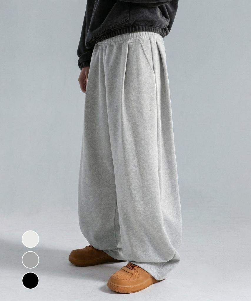 UNIONSTUDIO Odd Double-Pleat Balloon Sweatpants ( 3 Colors )