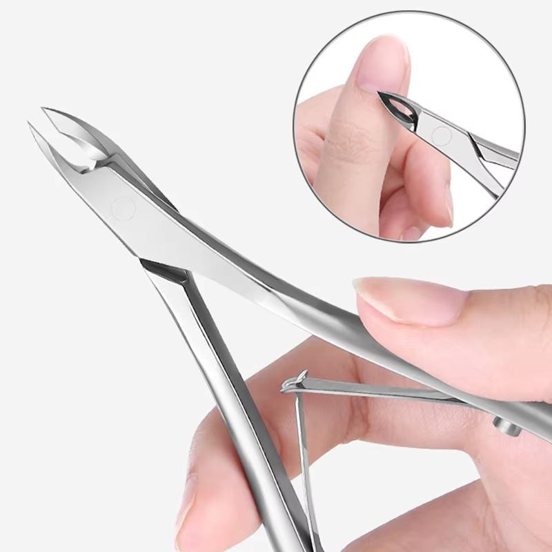 Professional Stainless Steel Cuticle Trimmer Nail Nipper Cuticle Remover for Fingernails Toenail Dead Skin Cuticle Scissors Tool