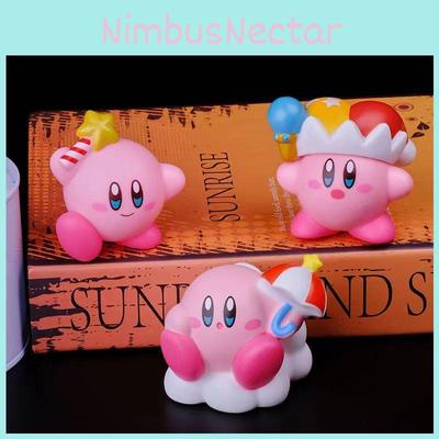 Cute Star Kirby Figure Set Pvc Diy Desktop Decoration Handicraft Material