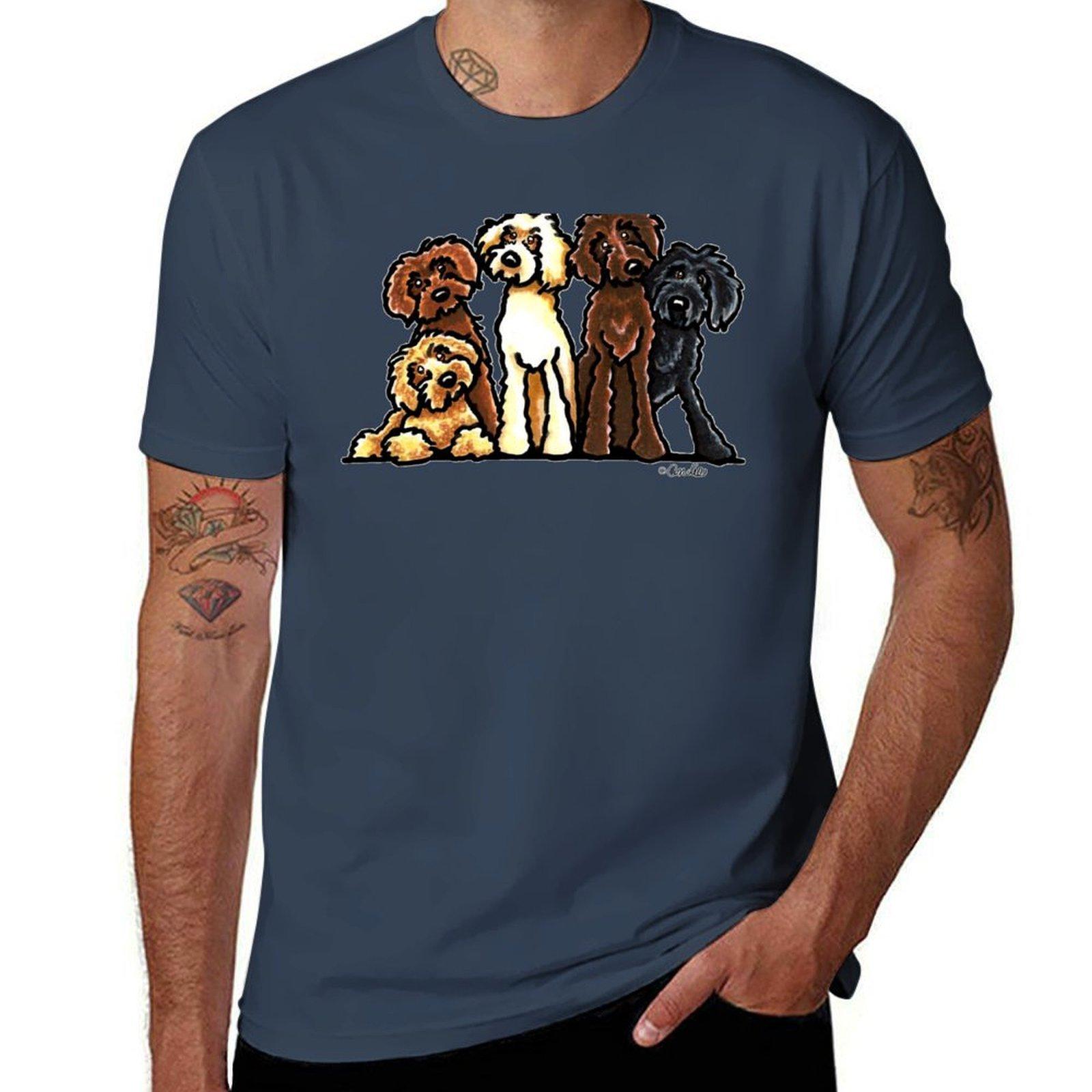 Doodle Rainbow Tshirt Sports Casual Breathable Tee Shirt S