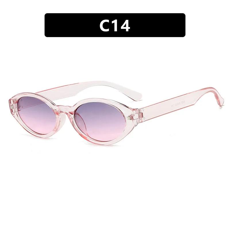 2025 New Women Sunglasses Narrow Oval Frame Luxury Brand Design Popular Style Outdoor Female Sunglasses Sunshade Glasses Uv400