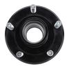 2 Sets 2000lb Trailer Axle Trailer Hub Kit 5 On 4.5in Bolt Circle Trailer Hub 5 Lug for 1in and 1 1 16in Trailer