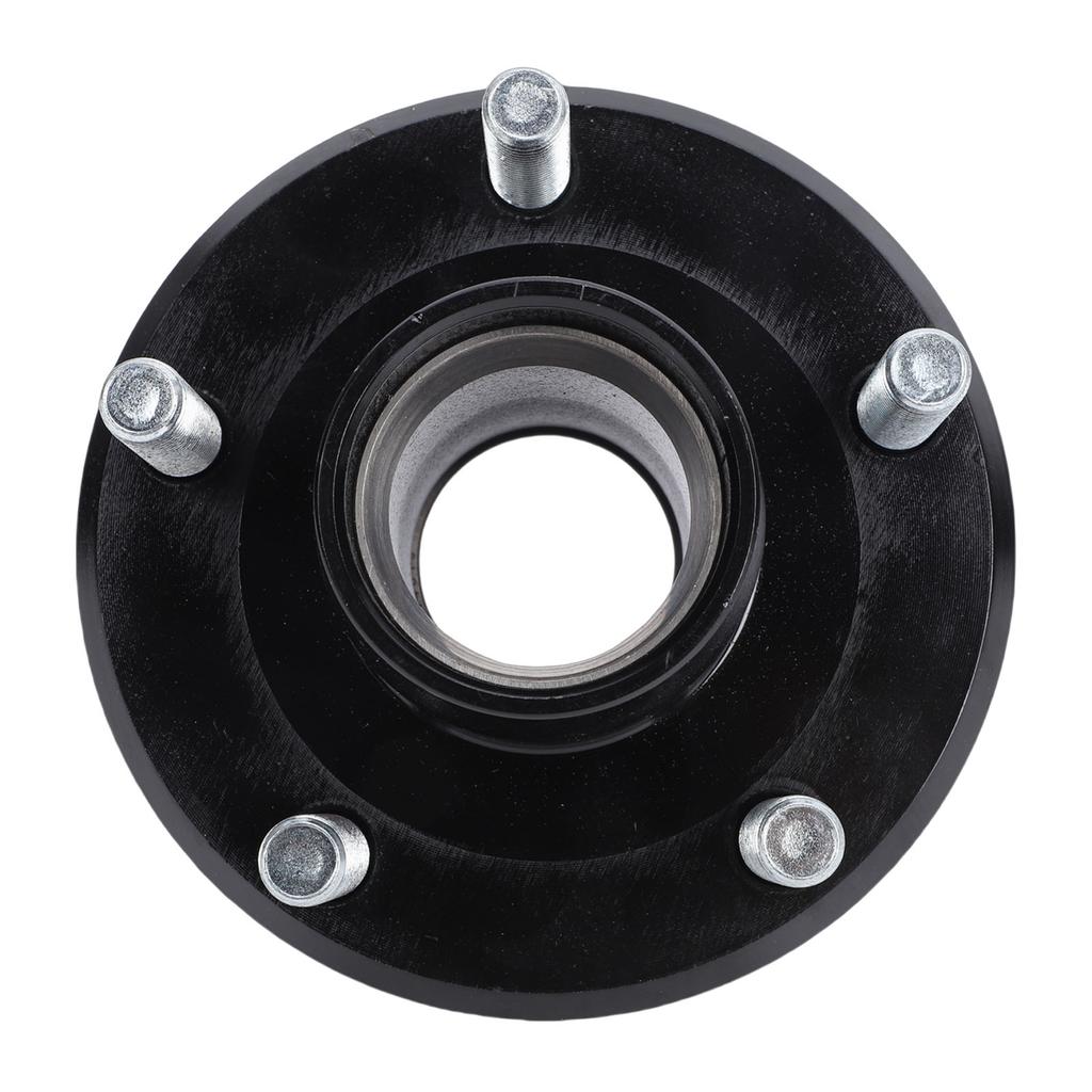 2 Sets 2000lb Trailer Axle Trailer Hub Kit 5 On 4.5in Bolt Circle Trailer Hub 5 Lug for 1in and 1 1 16in Trailer