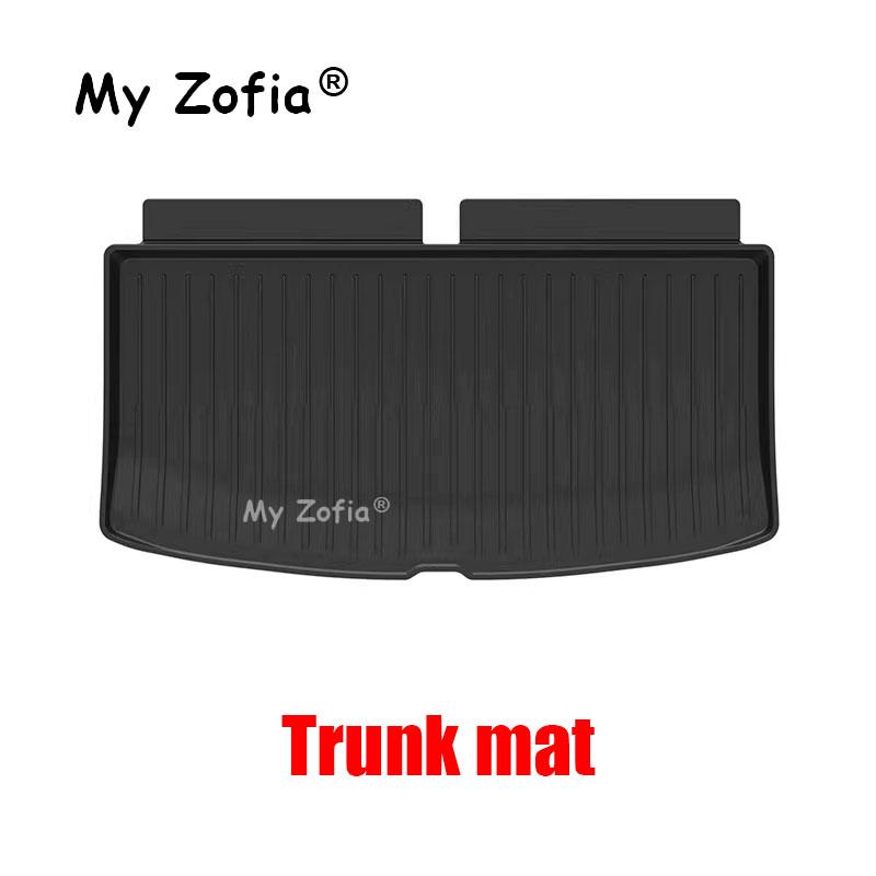 Car Floor Mats Cargo Liner For Tesla Model YL 2026 2027 TPE Floor Mats Cargo Liner Waterproof Trunk Mat Anti-slip Accessories