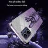 For Realme C33 4G/C33 2023 4G Rabbit Phone Case Support Kickstand PC+TPU Protective Cover