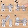 Safety Sliding Door Lock Secure tool Buckle Accessories Cage Gate Barn Window Portable Home Office Stainless Steel