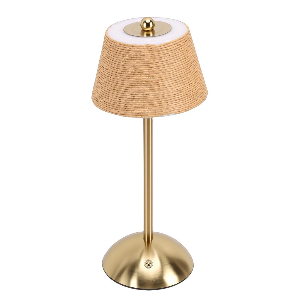 Cordless Table Lamp 1200mAh USB Battery Operated 3 Color Stepless Dimming Touch Bedside Lamp for Bedroom Living Room