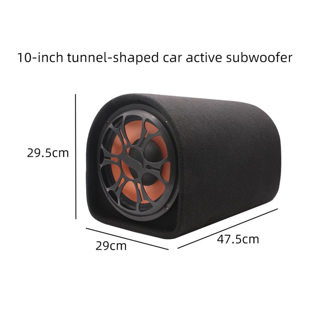 10 Inch Active Tunnel Subwoofer 12V Car Speakers Sound System With Amplifier Drive The Rhythm of The Music Car Audio Modified
