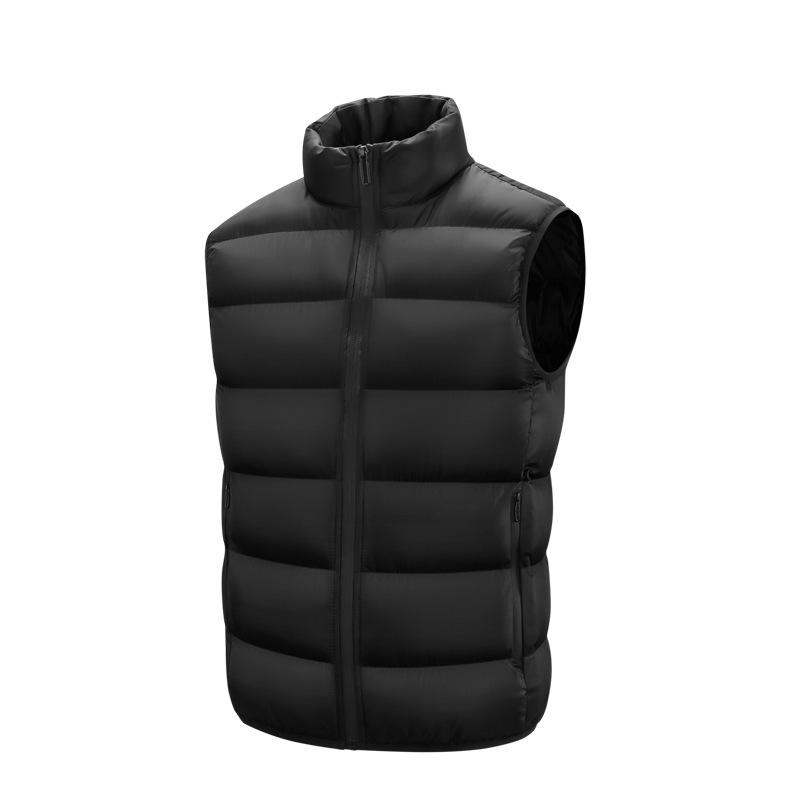 Autumn and Winter Vest Men's Jacket Korean Version of Trendy Vest Sleeveless Thickened Cotton Vest Warm Men's Jacket